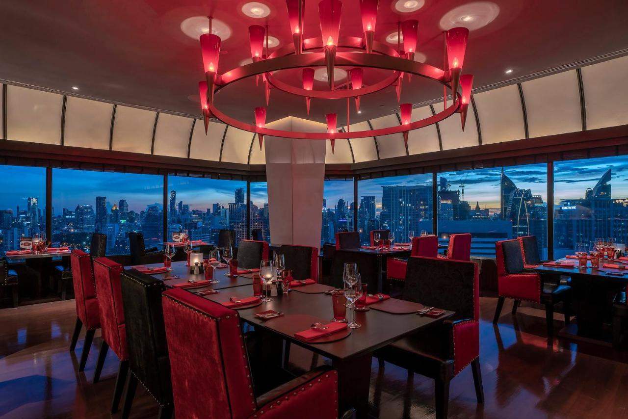 The Landmark Бангкок Екстер'єр фото The interior of Red Sky restaurant