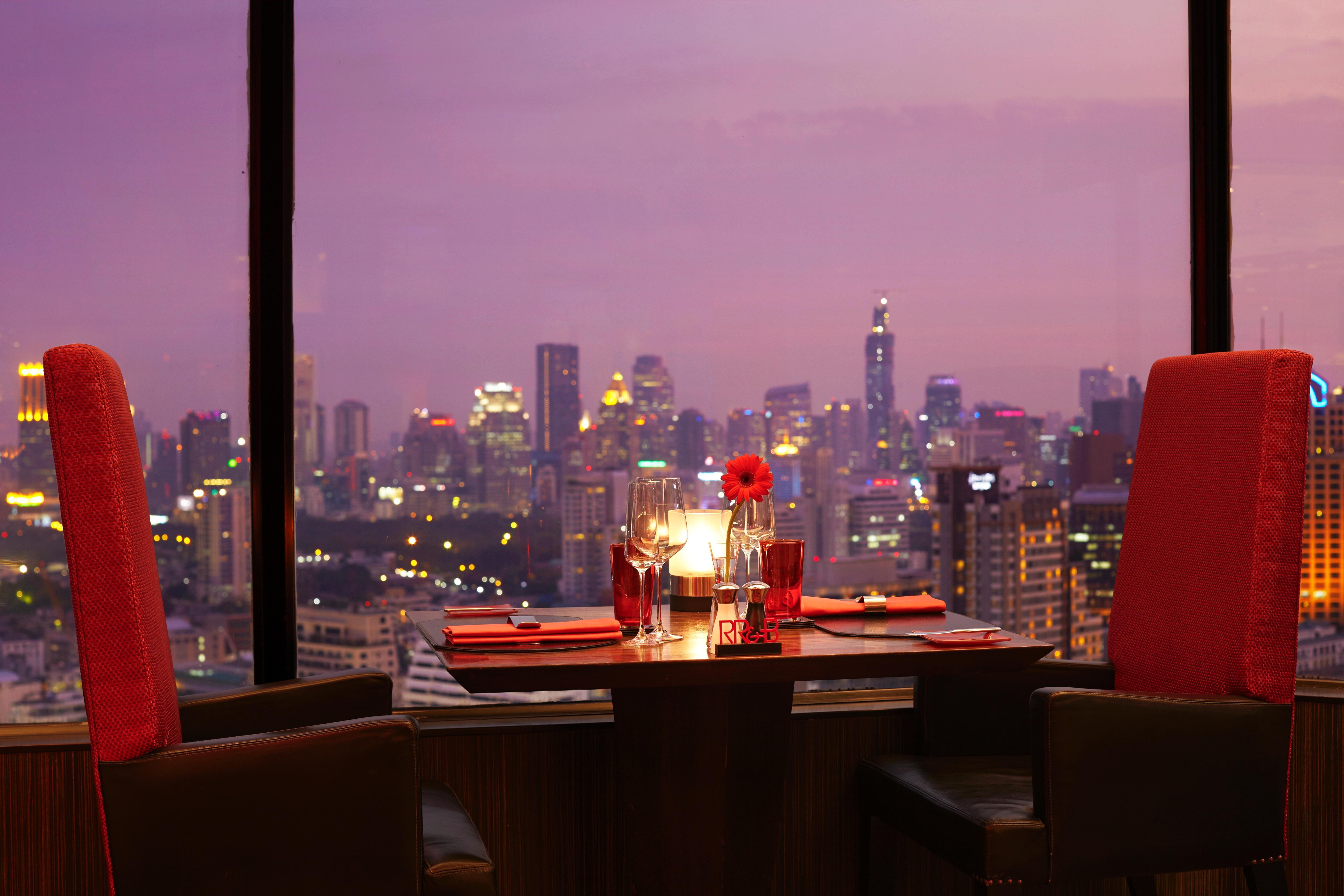 The Landmark Бангкок Екстер'єр фото View from the restaurant